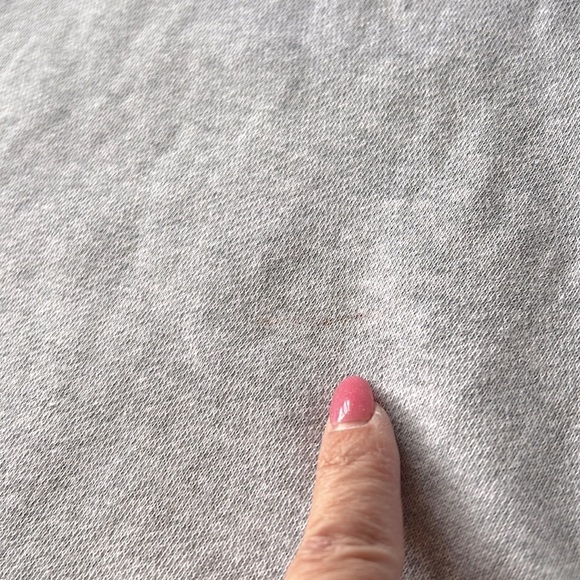 Aerie Oversized pullover hoodie, grey, cotton, back graphic, size M - Picture 13 of 13